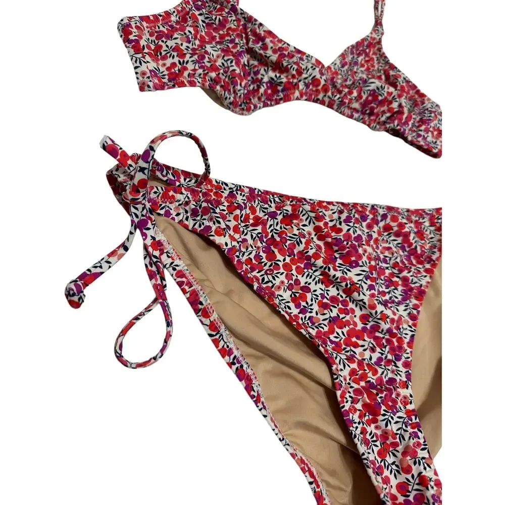 J.crew floral bikini liberty art fabrics wiltshire‎ print size S/L